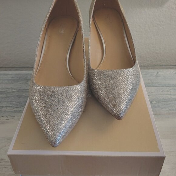 MICHAEL KORS MK-FLEX KITTEN PUMP GLITTER - Picture 3 of 13